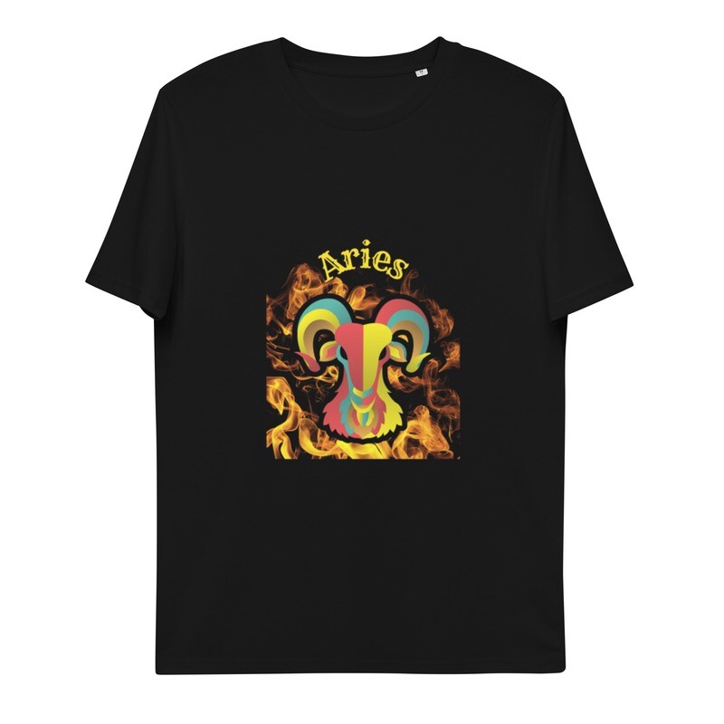 Aries Short Sleeve Organic Cotton  T-Shirt: “Bold, fearless, and made for your adventurous spirit.”