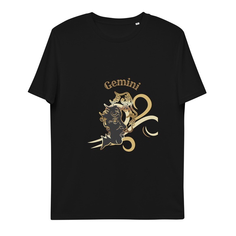Gemini Short Sleeve Organic Cotton T-Shirt: “Versatile, curious, and endlessly social.”