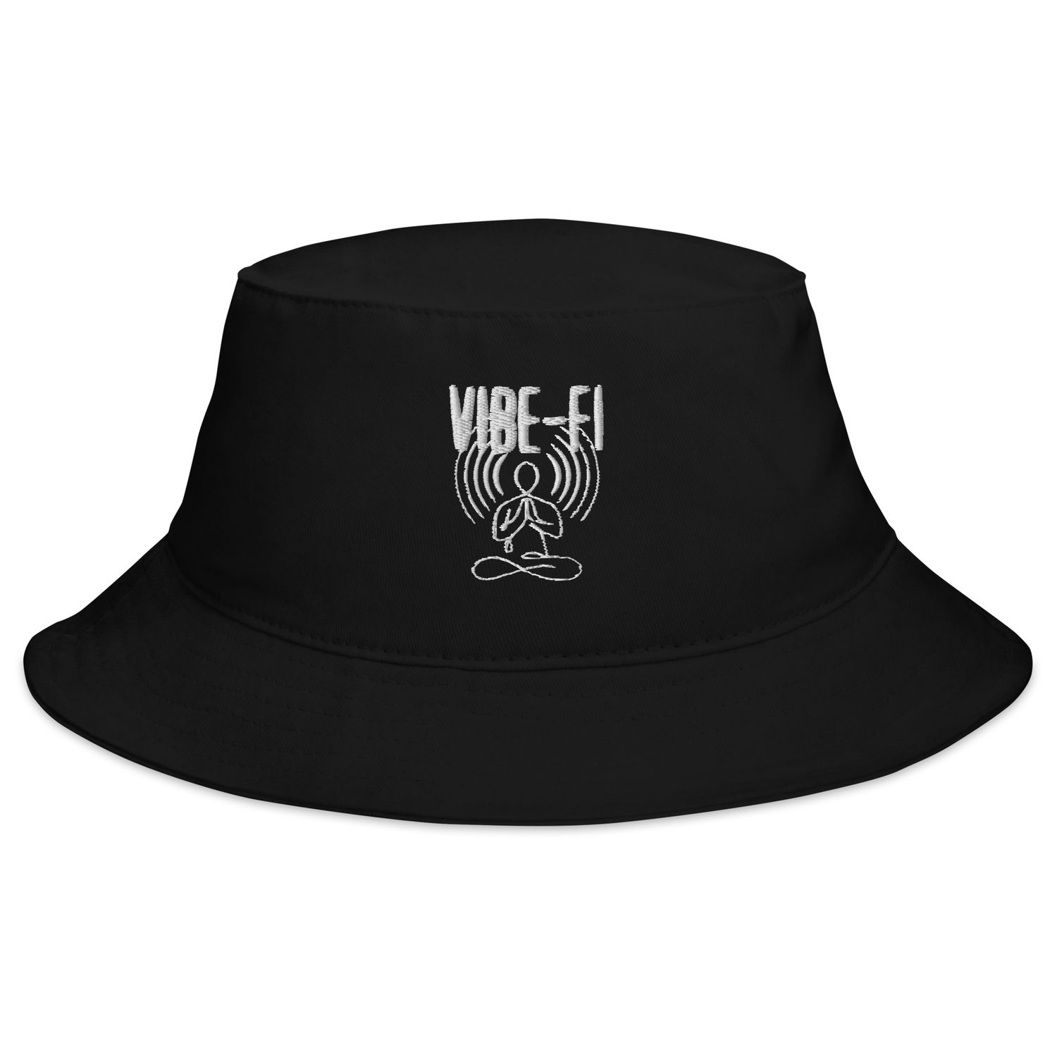 Vibe Fi Positive Vibes Embroidered Bucket Hat