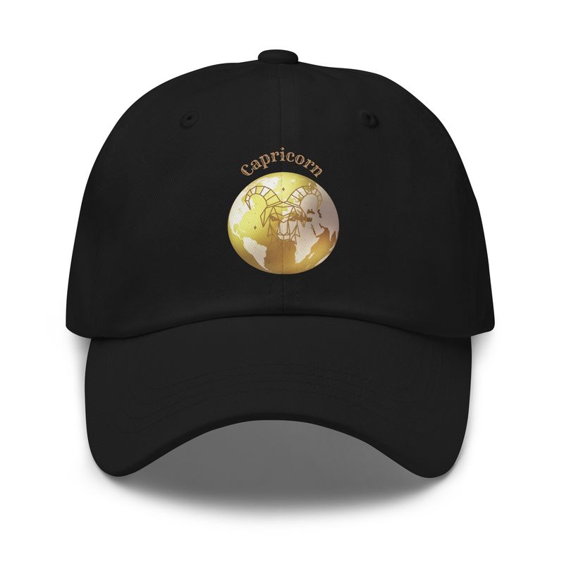 Capricorn Astrology Hat – Zodiac Baseball Cap