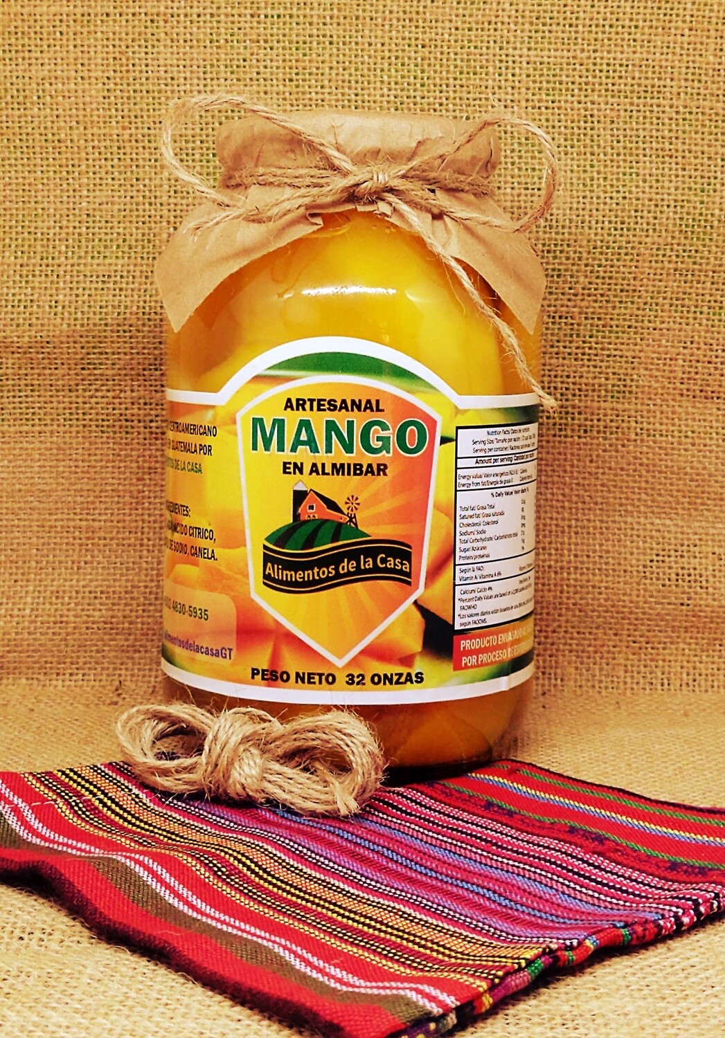 Conserva de Mango en Almíbar