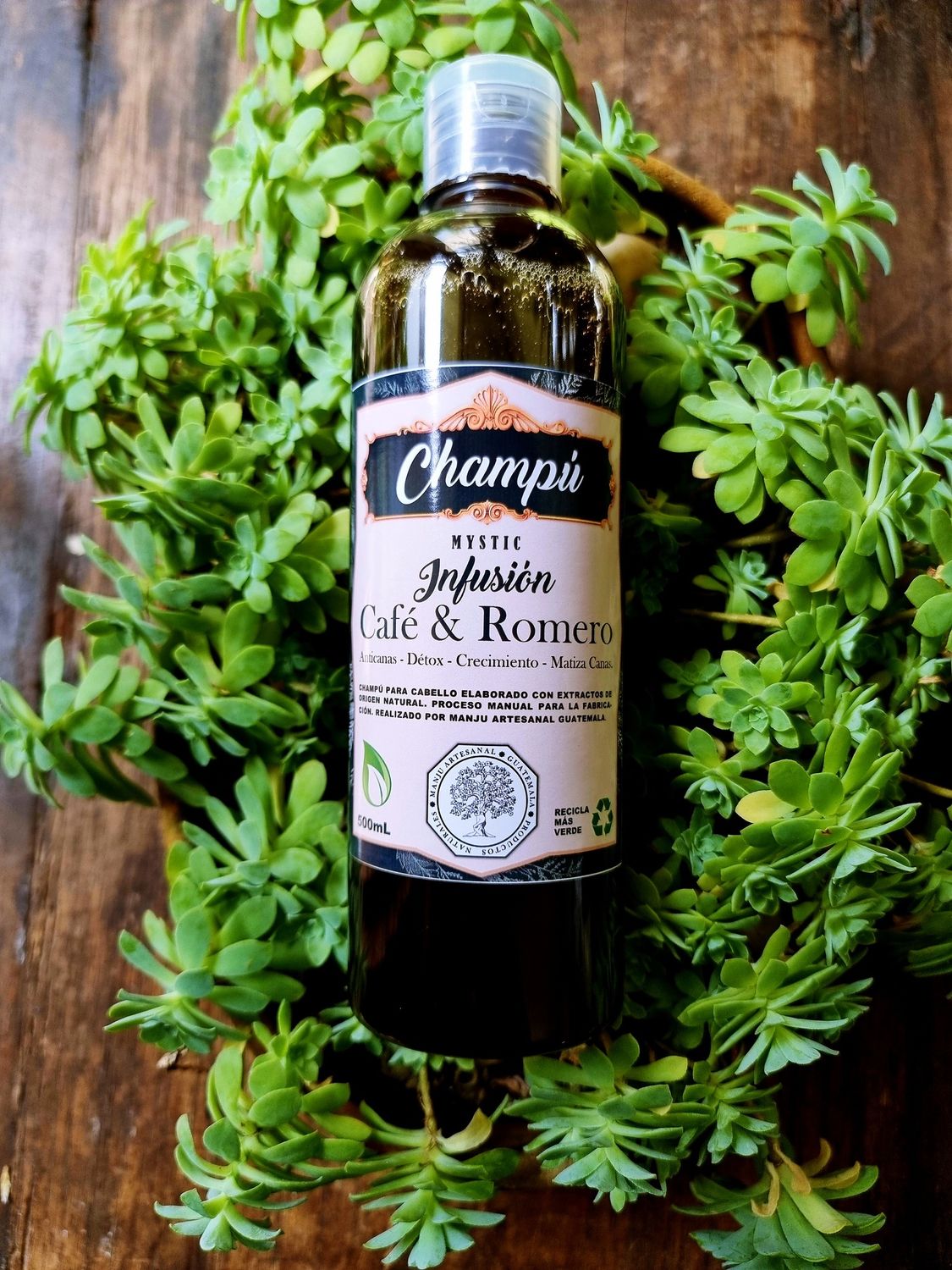 Champú de Café y Romero
