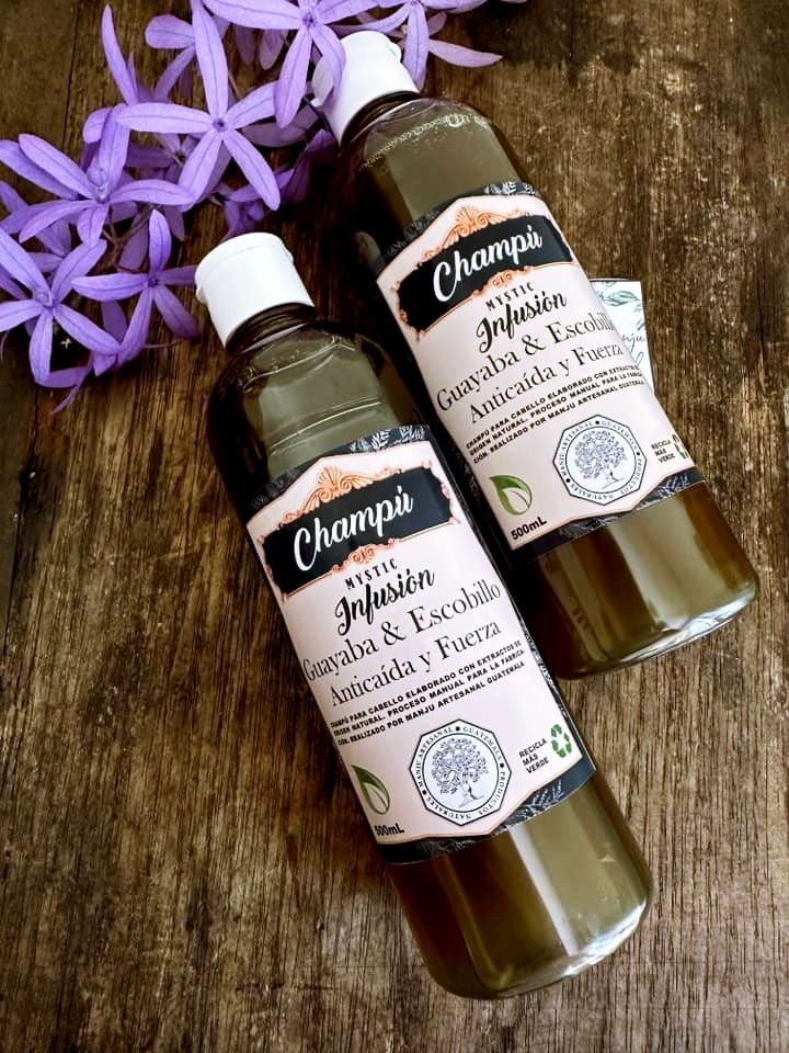Champú de Guayabo y Escobillo