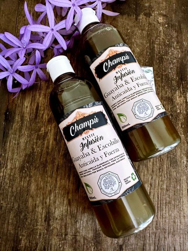 Champú de Guayabo y Escobillo