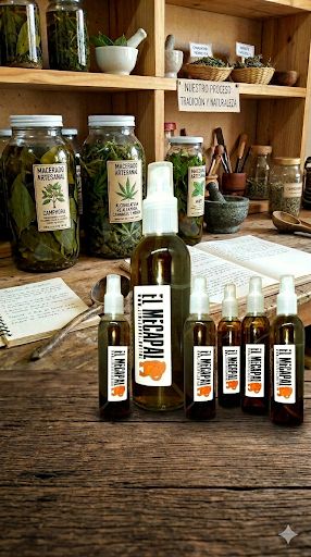 Maceración de Alcanfore, Mentol y (Cañamo)