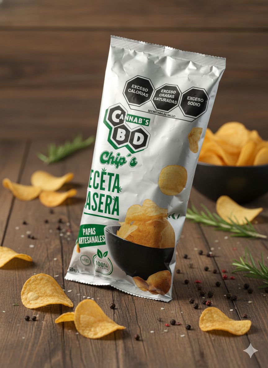 Chips de C°B°D: Bienestar en cada bocado