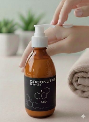 Crema Corporal de Coco & C°B°D  Calma Profunda  y Nutrición natural.