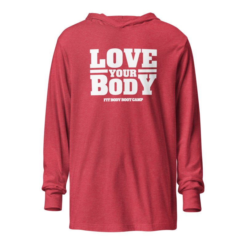 Love Your Body - Unisex Hooded Long Sleeve Tee