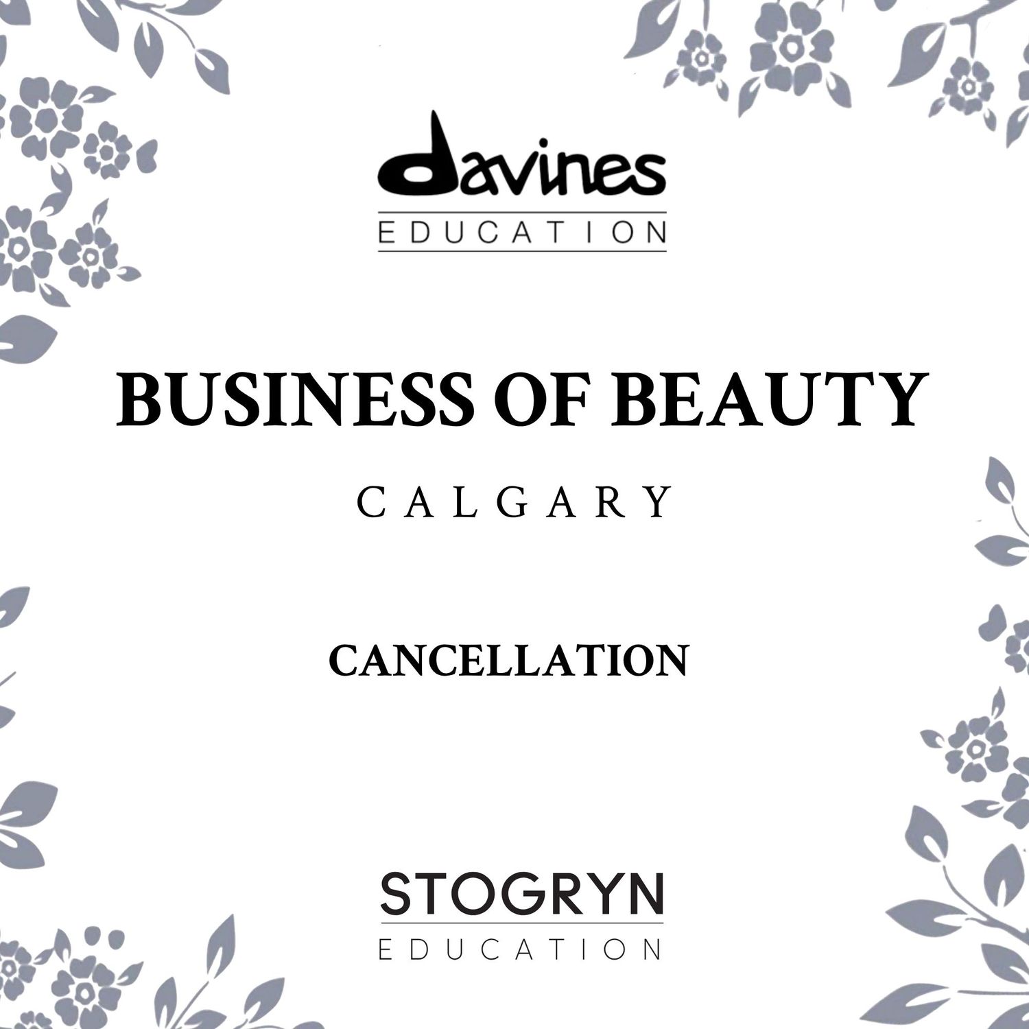 CANCELLATION REQUEST: BUSINESS OF BEAUTY- With Colour Ambassador Jill Buck - Monday, Sept. 14, 2026, CALGARY