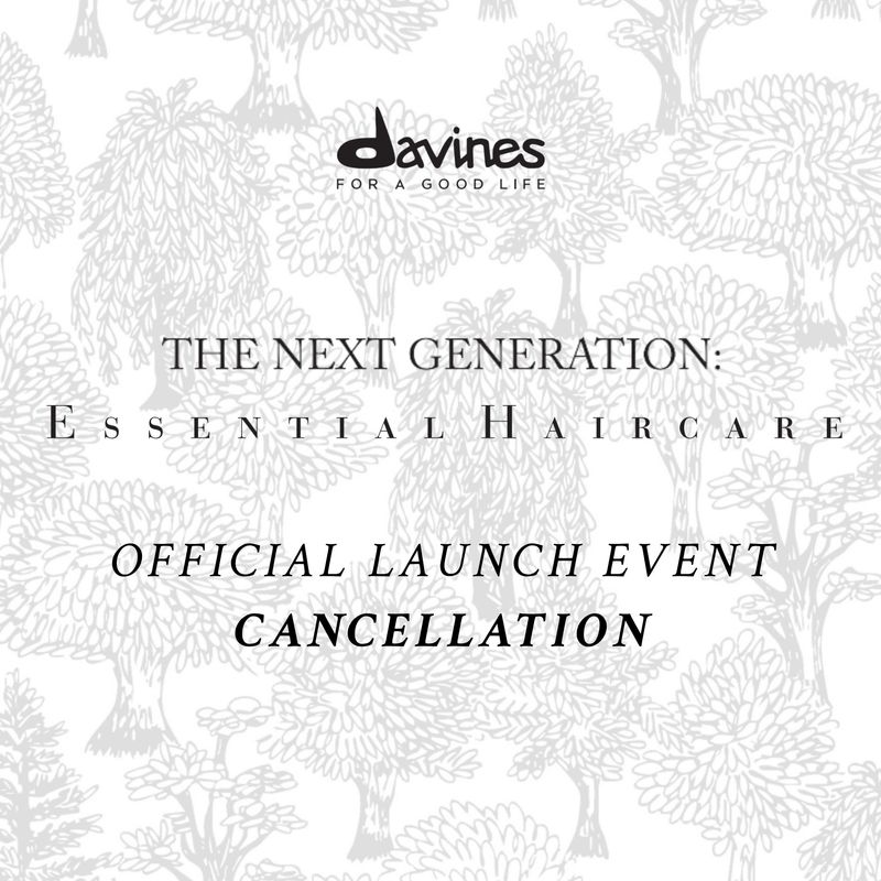 CANCELLATION REQUEST: The Next Generation of Essential Haircare - April 12, 2026, EDMONTON