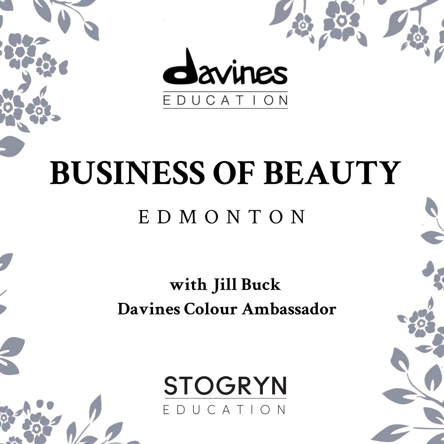 BUSINESS OF BEAUTY:  With Davines Colour Ambassador Jill Buck- Sunday, Sept. 13 |  EDMONTON