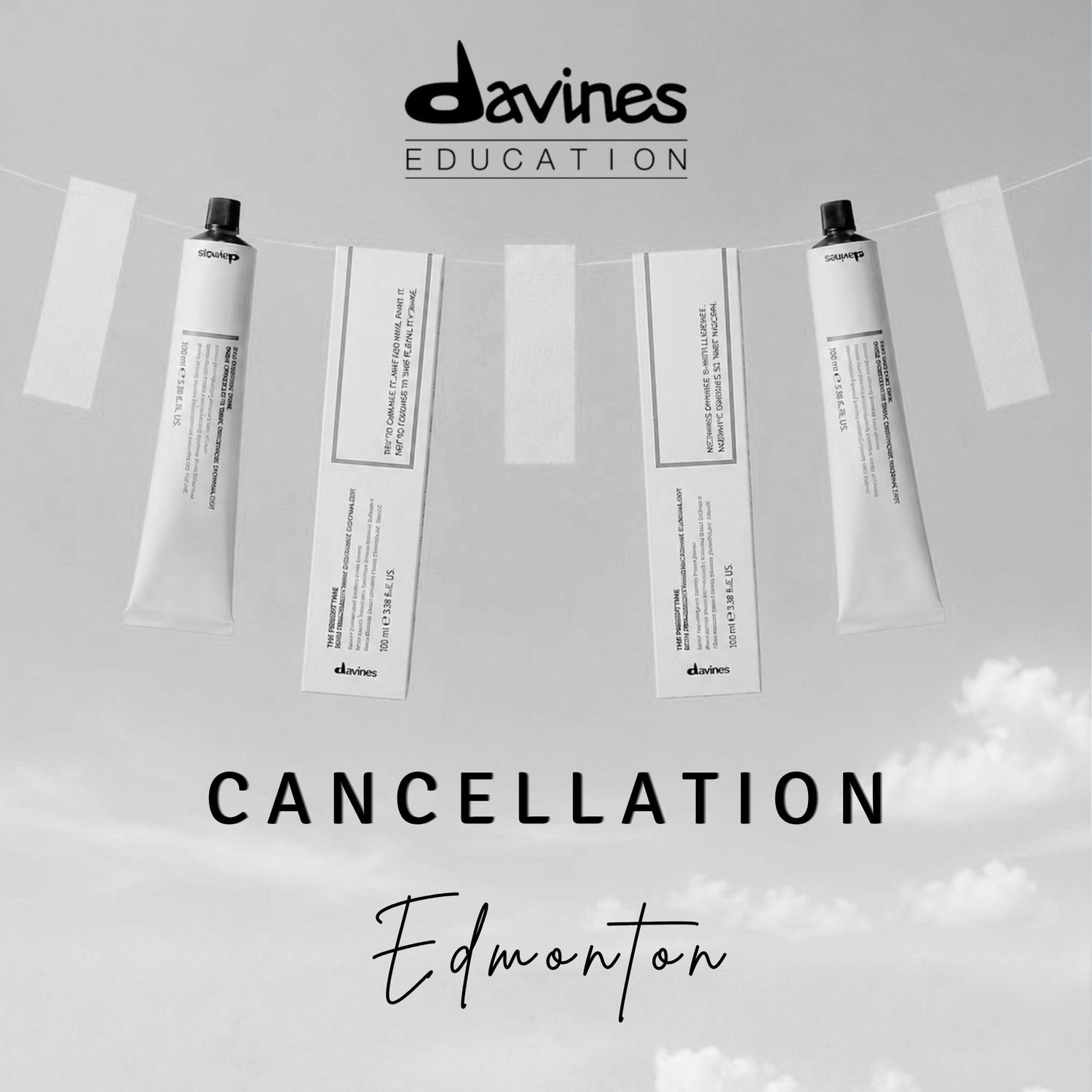CANCELLATION REQUEST: DAVINES Advanced Level Mixology with The Present Time- Oct. 19, 2026: Edmonton