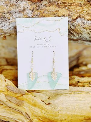 Coastal Breeze - Sea Glass Earrings Coastal Breeze - Sea Glass Earrings