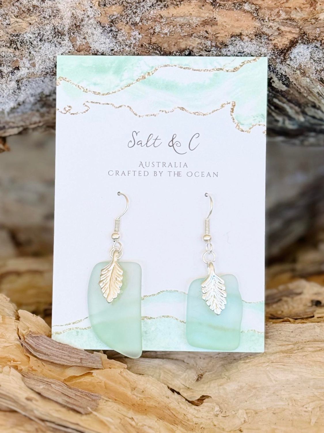 Byron Bay Breeze - Sea Glass Earrings
