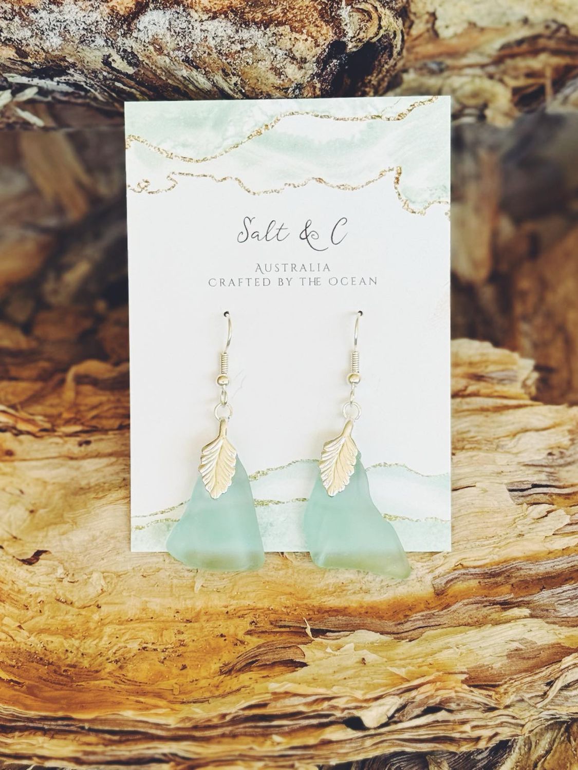 Dolphin Bay - Sea Glass Earrings