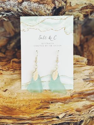 Dolphin Bay - Sea Glass Earrings