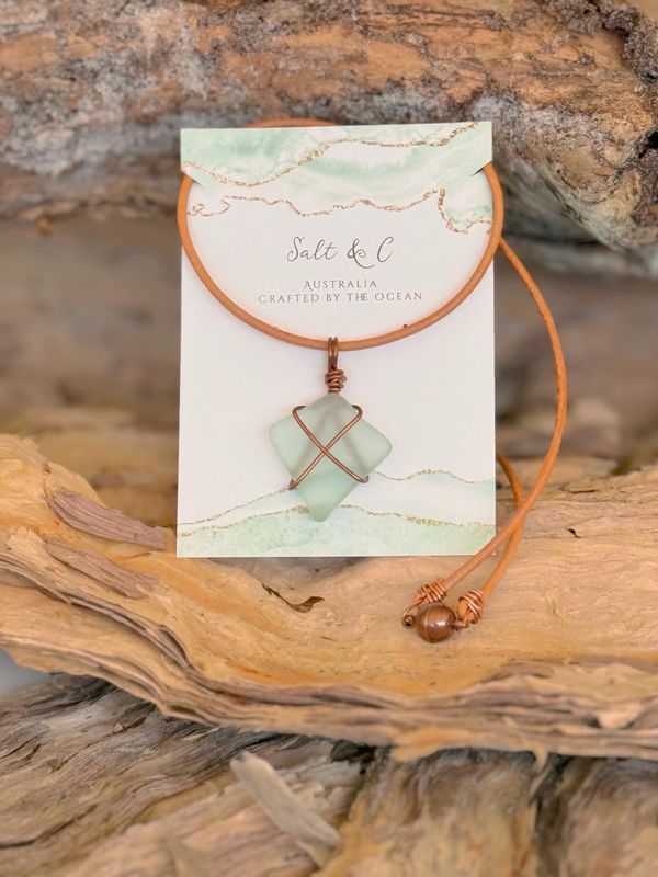 Coastal Drift -  Sea Glass Necklace