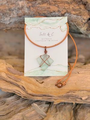 Coastal Drift -  Sea Glass Necklace