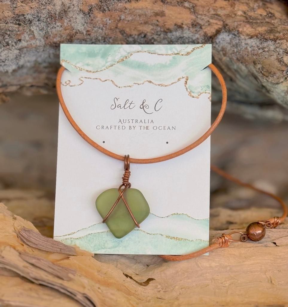 Heart Reef - Sea Glass Necklace