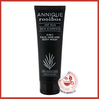 180 3-in-1 Face Hair & Body Wash 250ml | Annique Rooibos