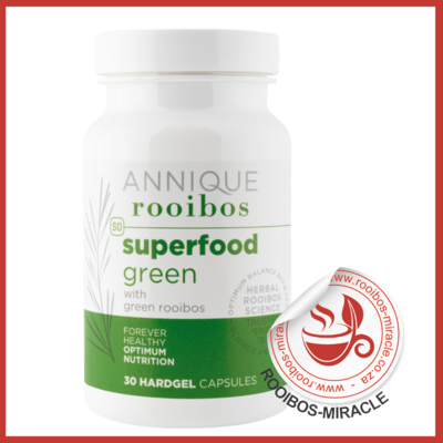 SuperFood Green 30 Capsules | Annique Rooibos