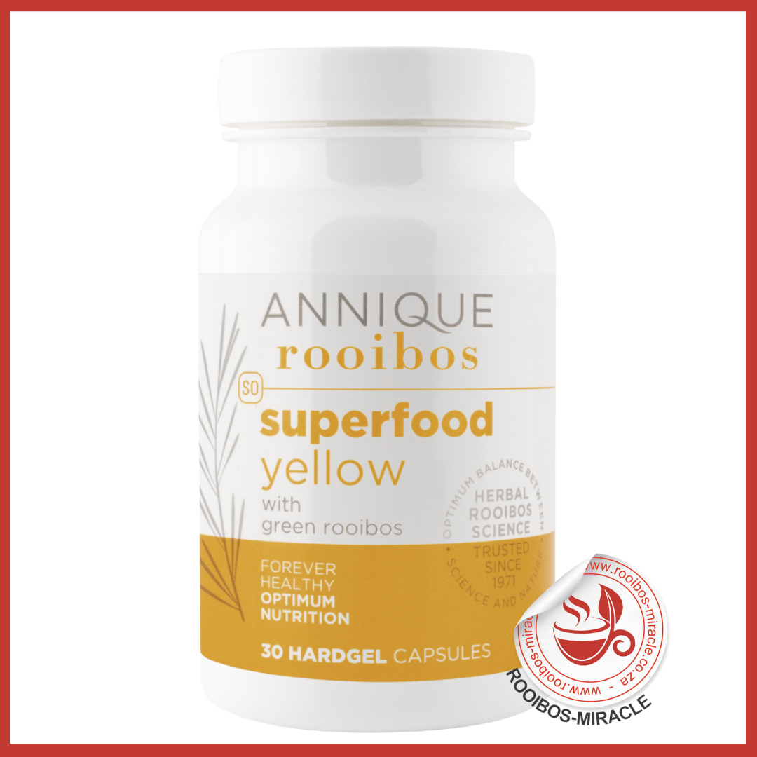 SuperFood Yellow 30 Capsules | Annique Rooibos