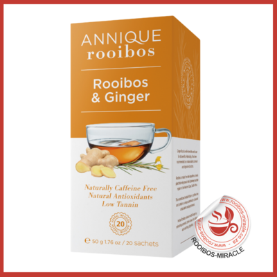 Rooibos & Ginger Tea 50g | Annique Rooibos