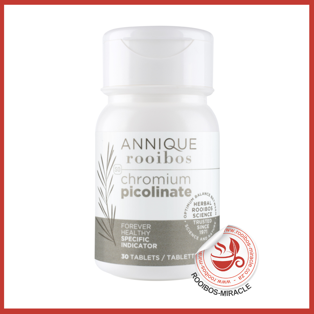 Chromium Picolinate 30 tablets | Annique Rooibos