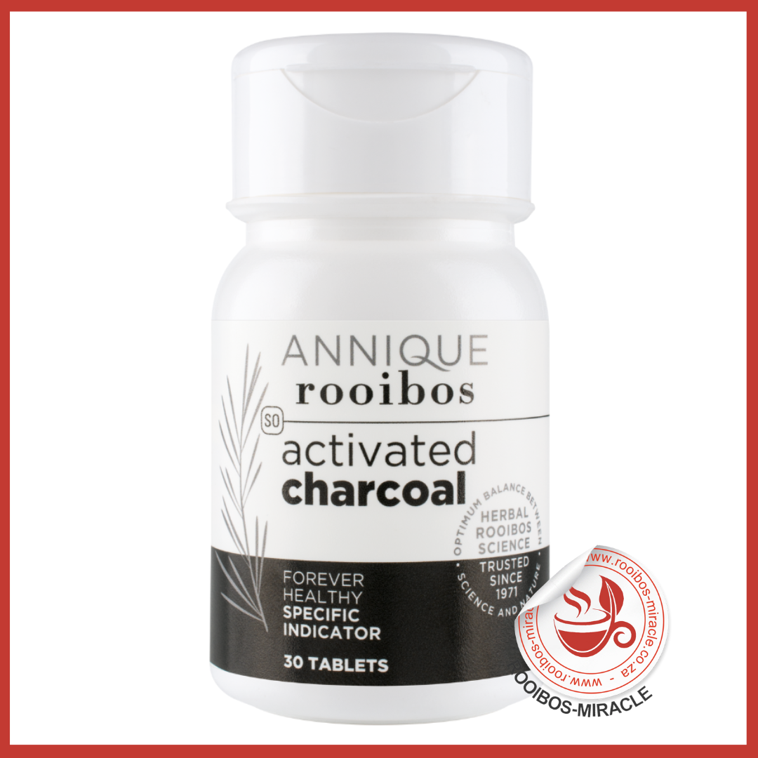 Activated Charcoal 30 Tablets | Annique Rooibos