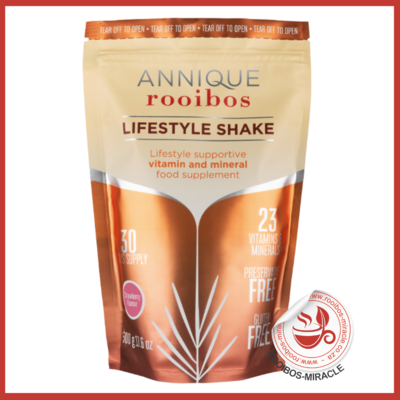 Lifestyle Shake Strawberry 500g | Annique Rooibos