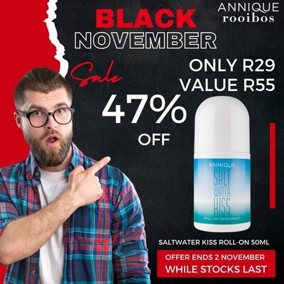 Saltwater Kiss Roll-on 50ml | Annique Rooibos