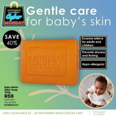 Baby Moist Silky Soap 100g | Annique Rooibos