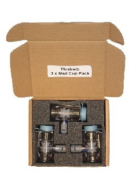 Box of 3 Extra Medication Cups - BLUE