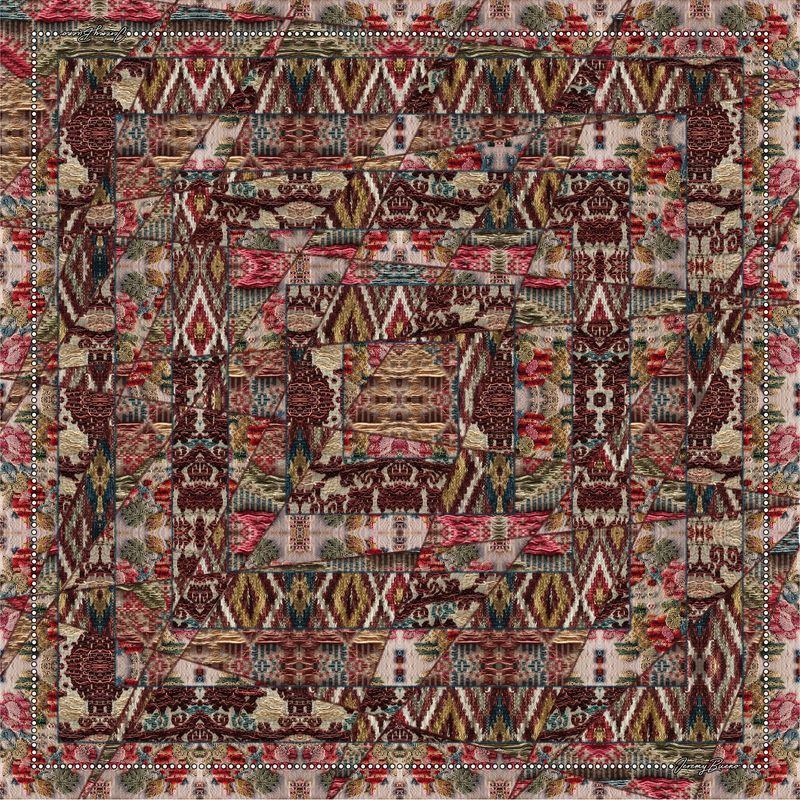 Foulard Collection 2026 prévente. coloris PATCHWORK 2