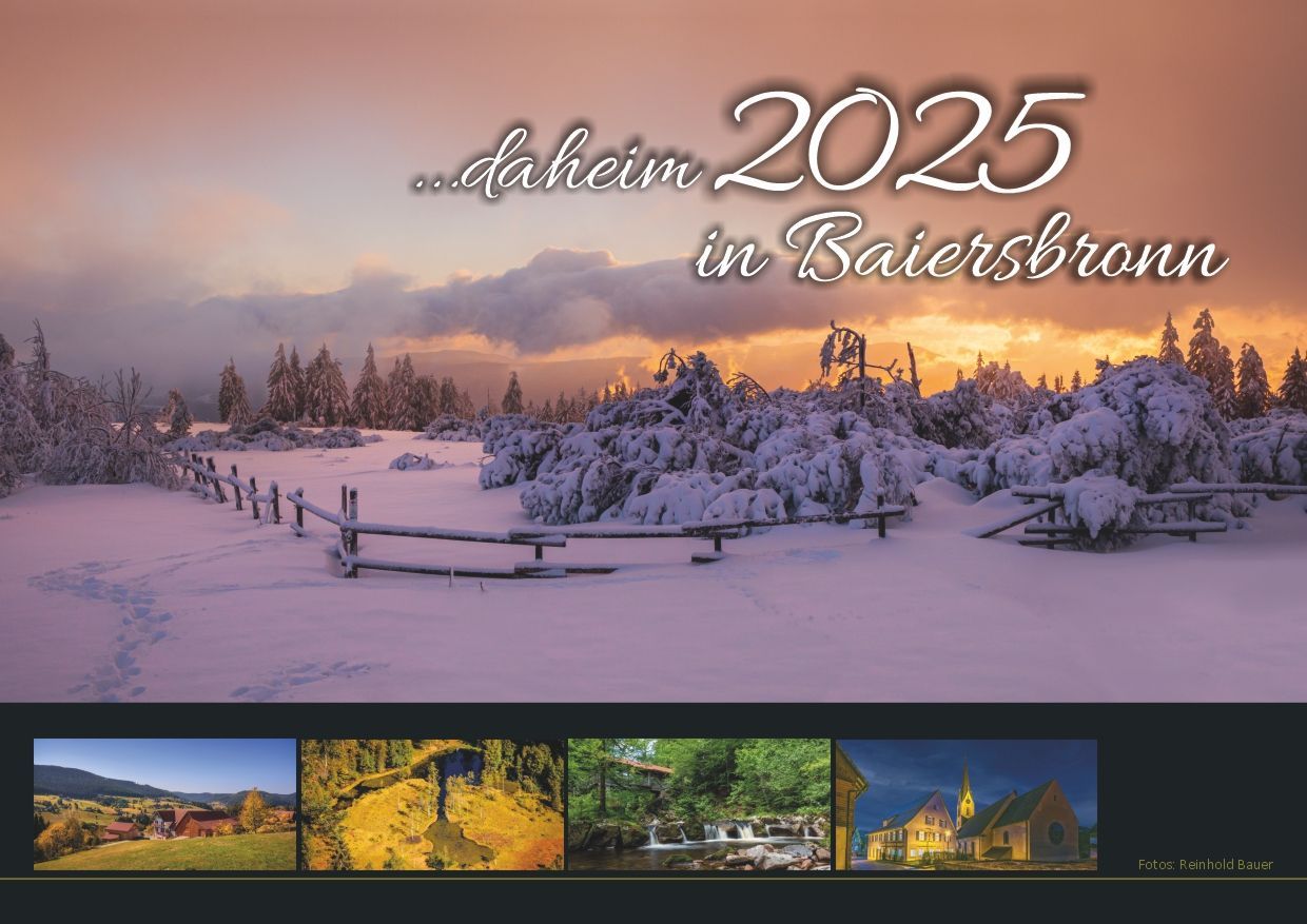 Kalender Baiersbronn 2025 Din A3