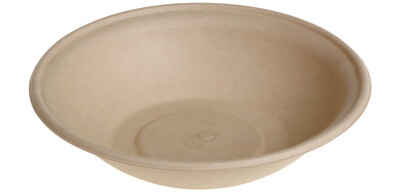 Round bowl natural without rim