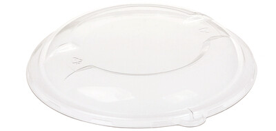 PLA transparent domed lid with wrapper recess for S-1042/43