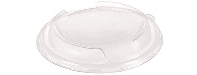 PLA transparent domed lid with wrapper recess for S-1046