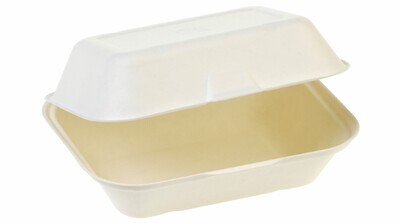 Food box with hinged lid