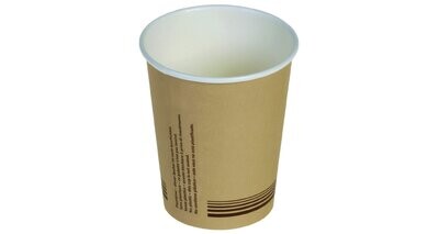 Brown cardboard cup - no PLA