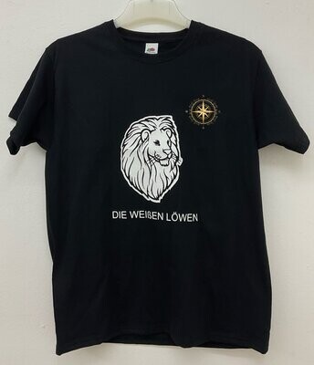 T-Shirt weißer Löwe