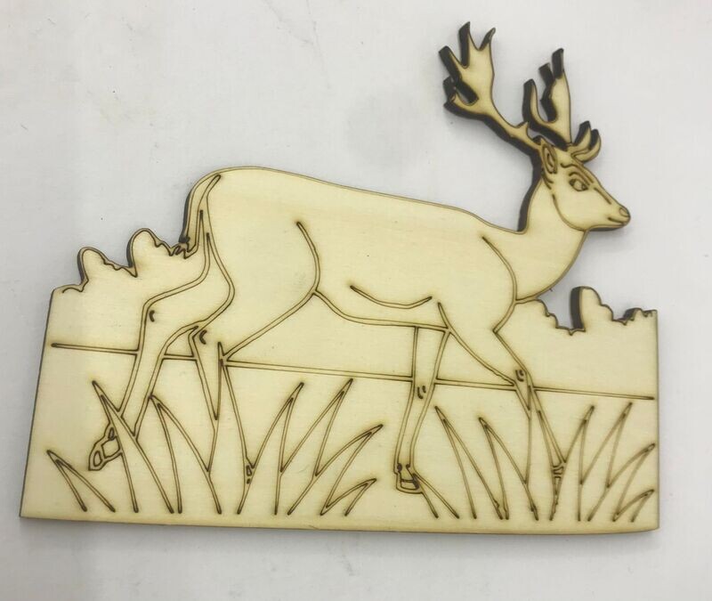 Hirsch zum Anmalen