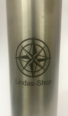 Edelstahl Trinkflasche 1 l mit Laserbeschriftung Edelstahl Trinkflasche 1 l mit Laserbeschriftung
