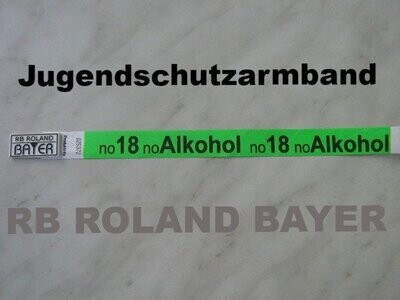Kontrollband " Jugendschutz "  rb