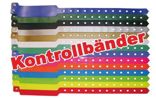 Armkontrollband   Vinyl  -3 - lagiges Premium Armband