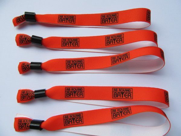 Stoffarmband  Vollfarbdruck   mit Kunststoffverschluß