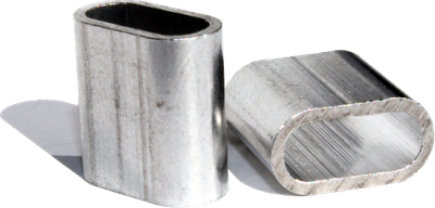 Aluplomben /Aluhülsen für Stoffbänder Aluplomben /Aluhülsen für Stoffbänder