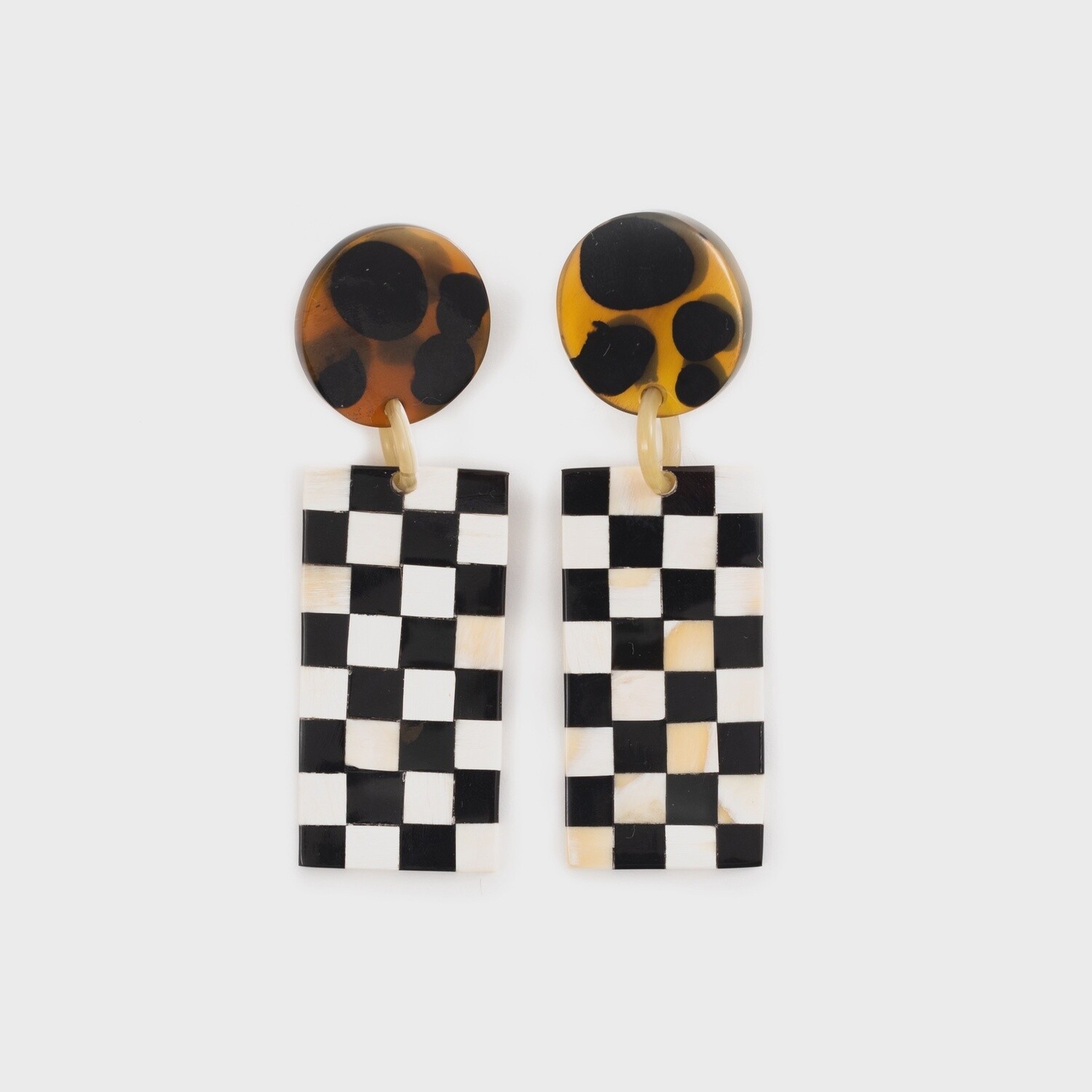 Checkered Cabana Earrings