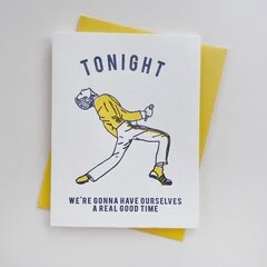 Tonight Freddie Mercury Card