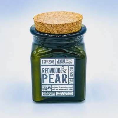 8.5oz Ampersand Collection Candle, Scent: #44 Redwood &amp; Pear